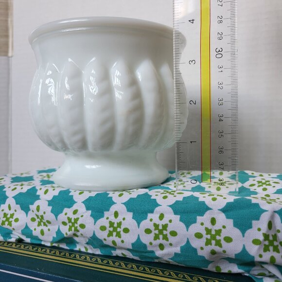 Vintage Randall Milk Glass planter vase Mid-Century Modern - Picture 4 of 6